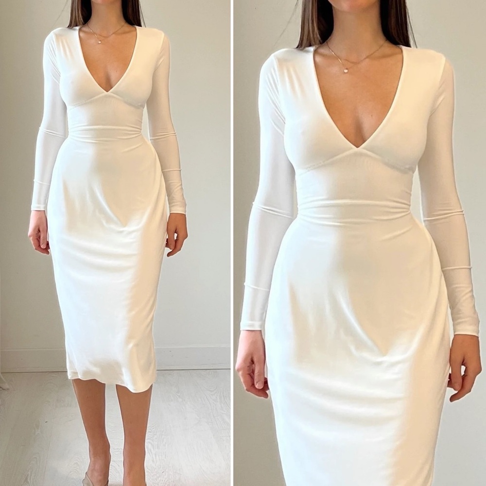 NWT AYM Taylor Corset Back Tea Dress